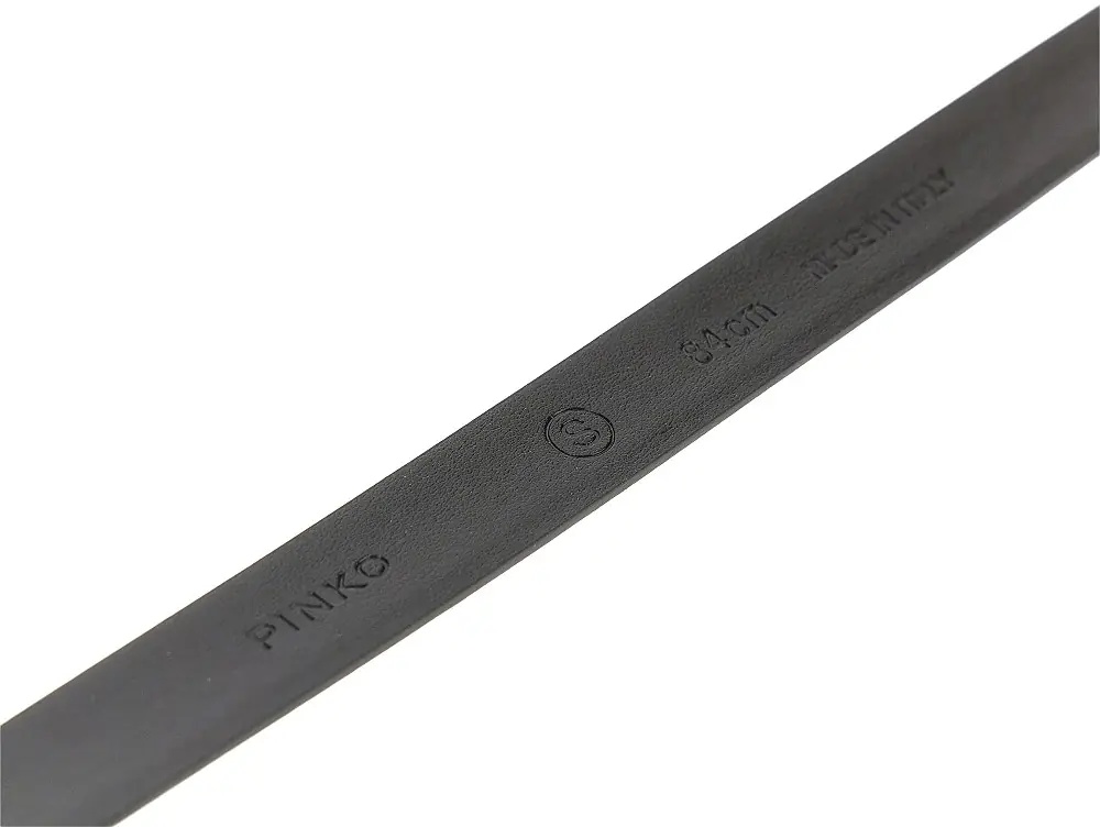 Curea Leather belt with enameled buckle - Img 3