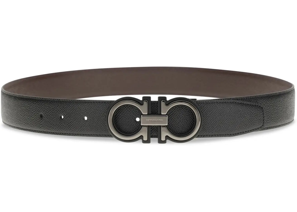 Curea Reversible and adjustable Gancini Belt - Img 2