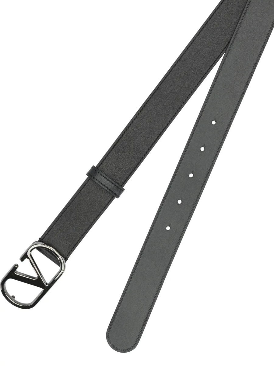 Curea "VLogo Signature" Leather Belt - Img 2