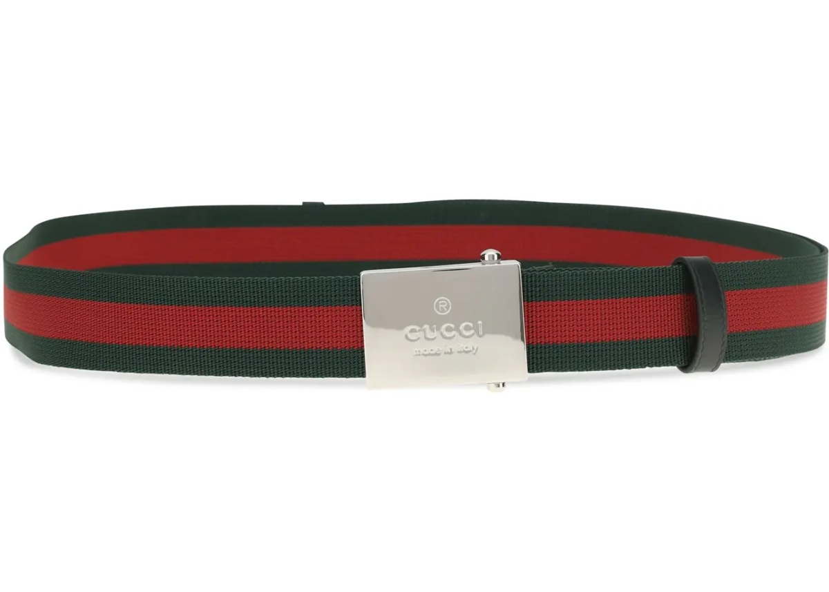 Curea Web Ribbon Belt with rectangular buckle - Img 2