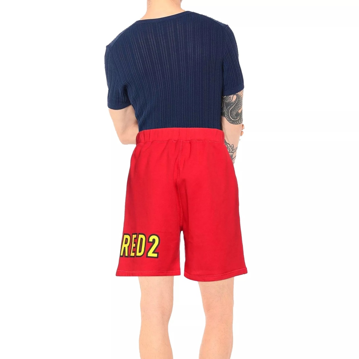Dsquared2 Cotton Logo Shorts - Img 3