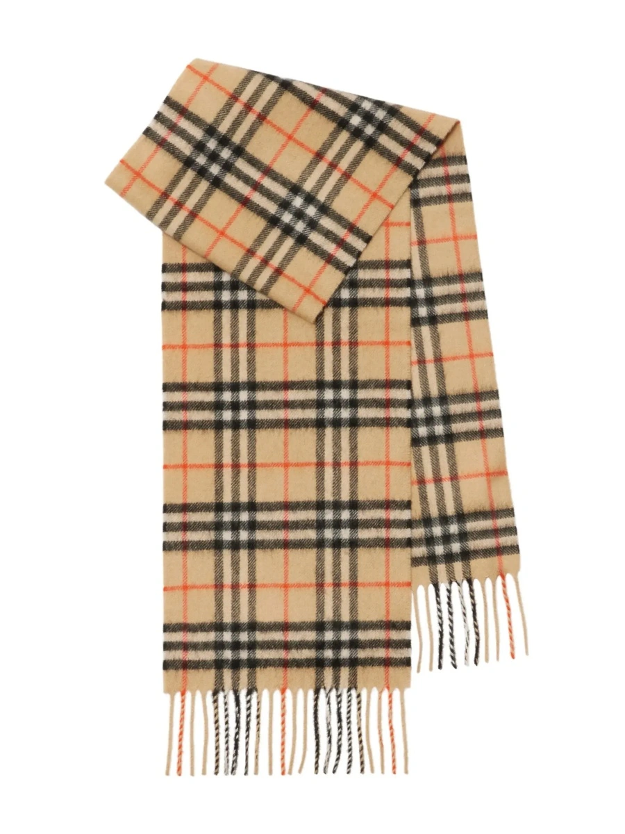 Esarfa Burberry Kids bej din casmir - Img 4