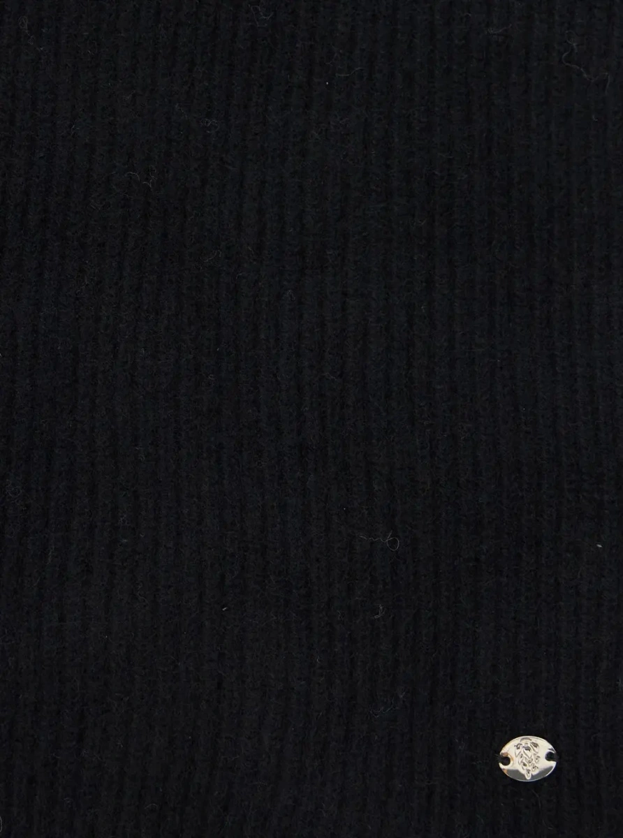 Esarfa HELEN KAMINSKI neagra din casmir - Img 3