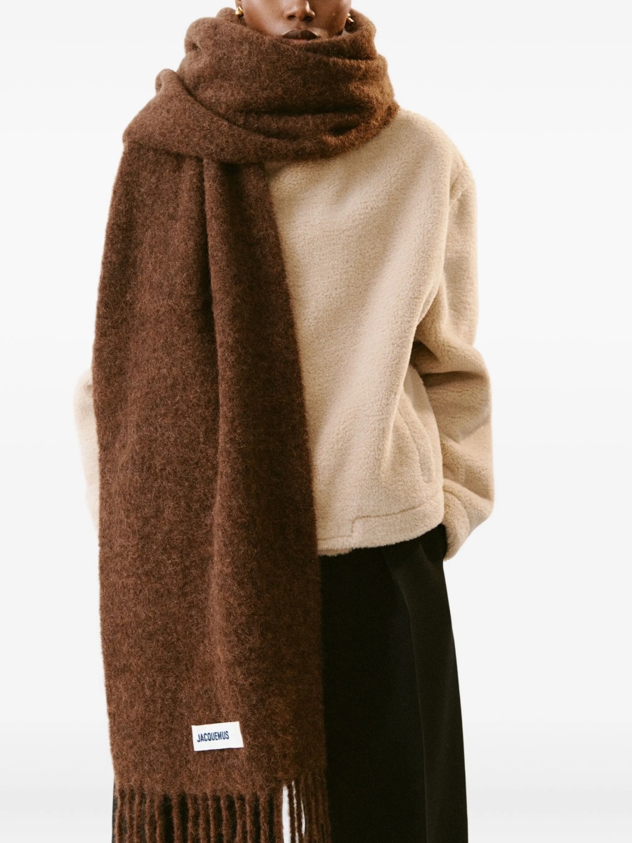 Esarfa JACQUEMUS maro - Img 3