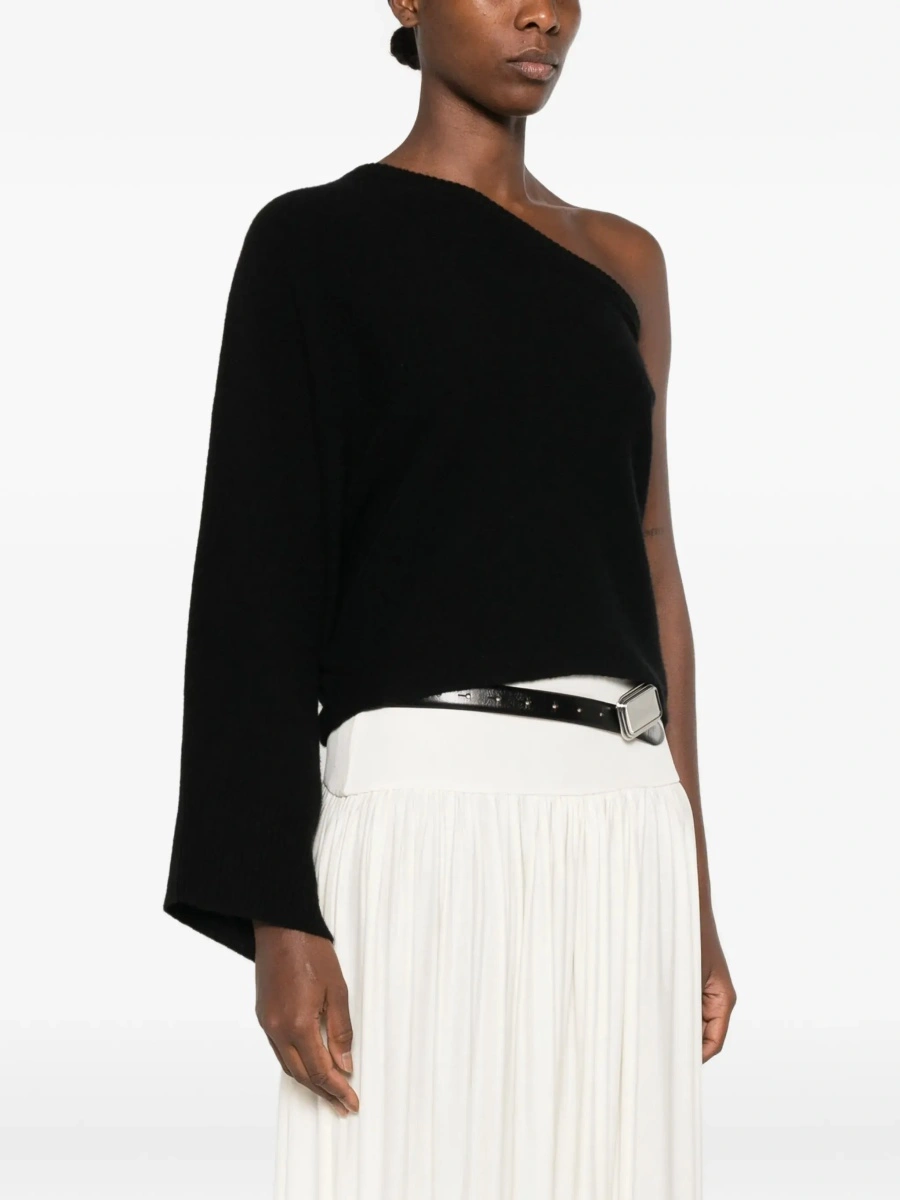 Esarfa One-Shoulder Top With Scarf Detail - Img 5