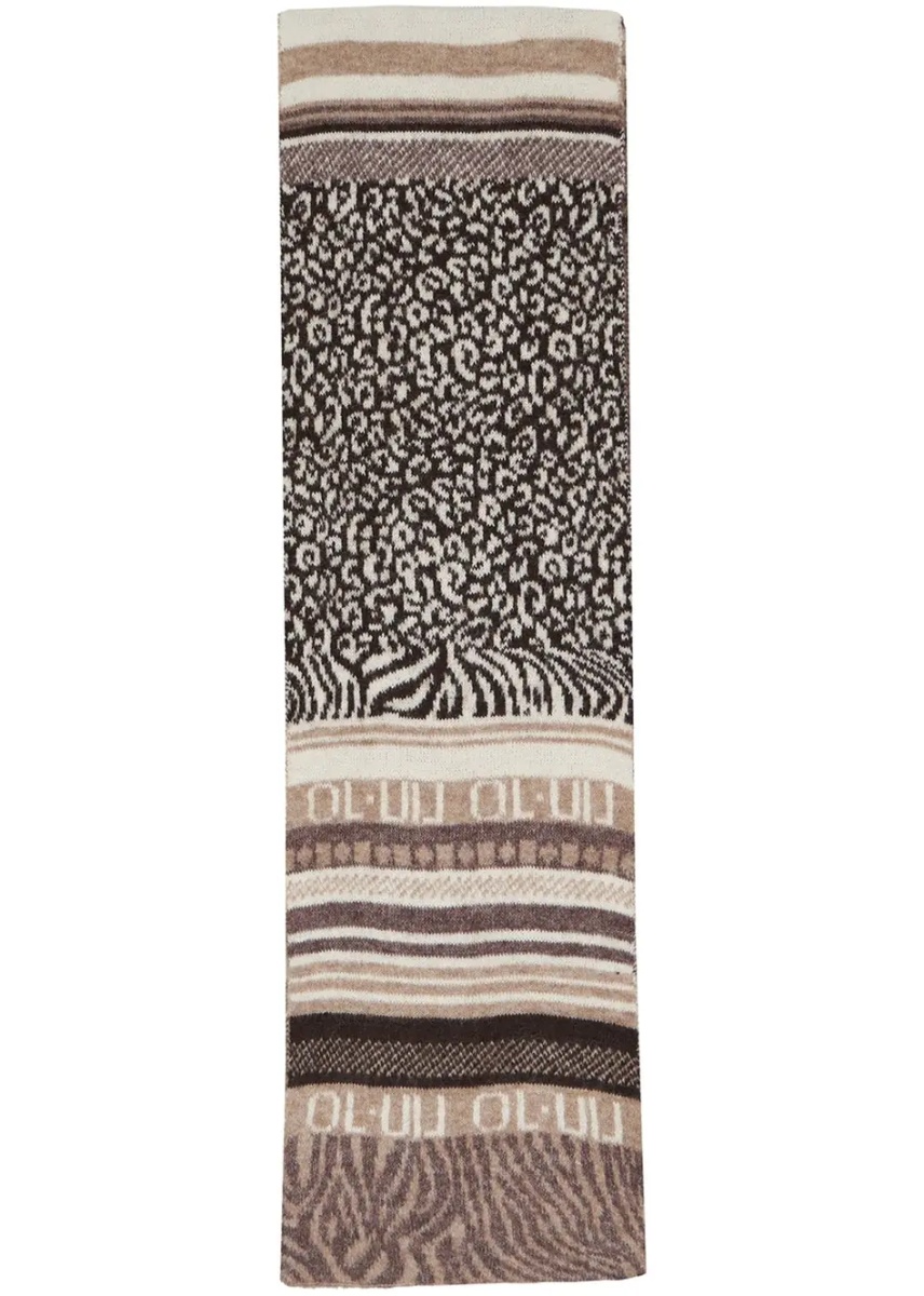 Esarfa Scarf with animal print - Img 3