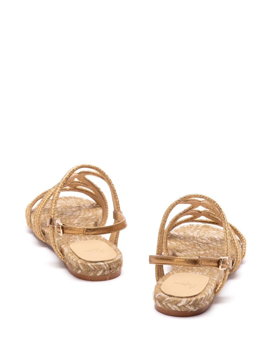 Espadrile CASTAÑER aurii - Img 4