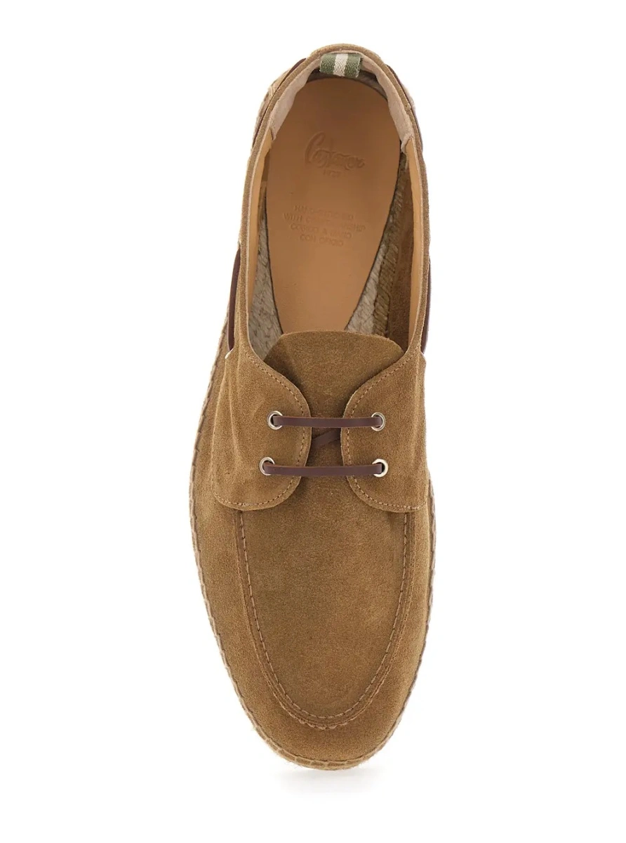 Espadrile CASTAÑER maro din piele intoarsa - Img 4