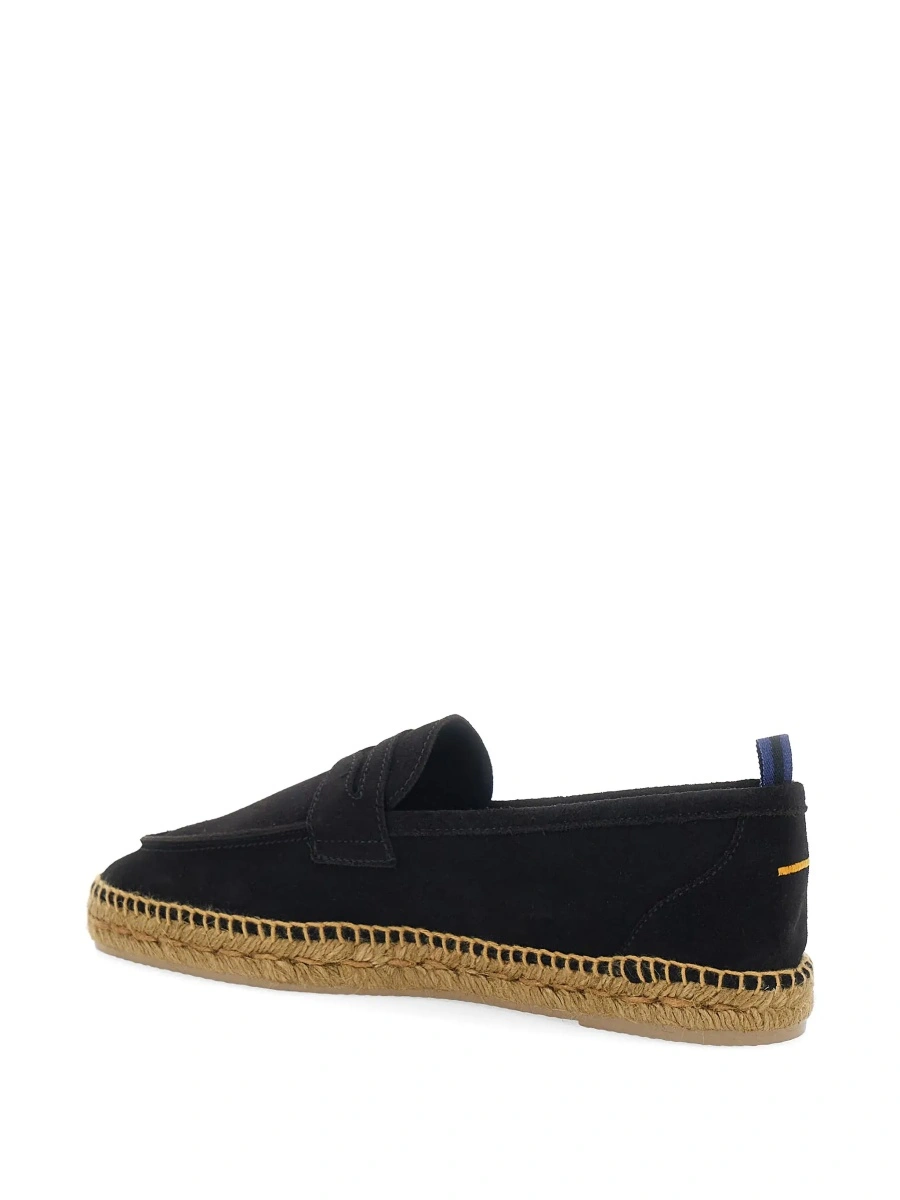 Espadrile CASTAÑER negre din piele intoarsa - Img 5