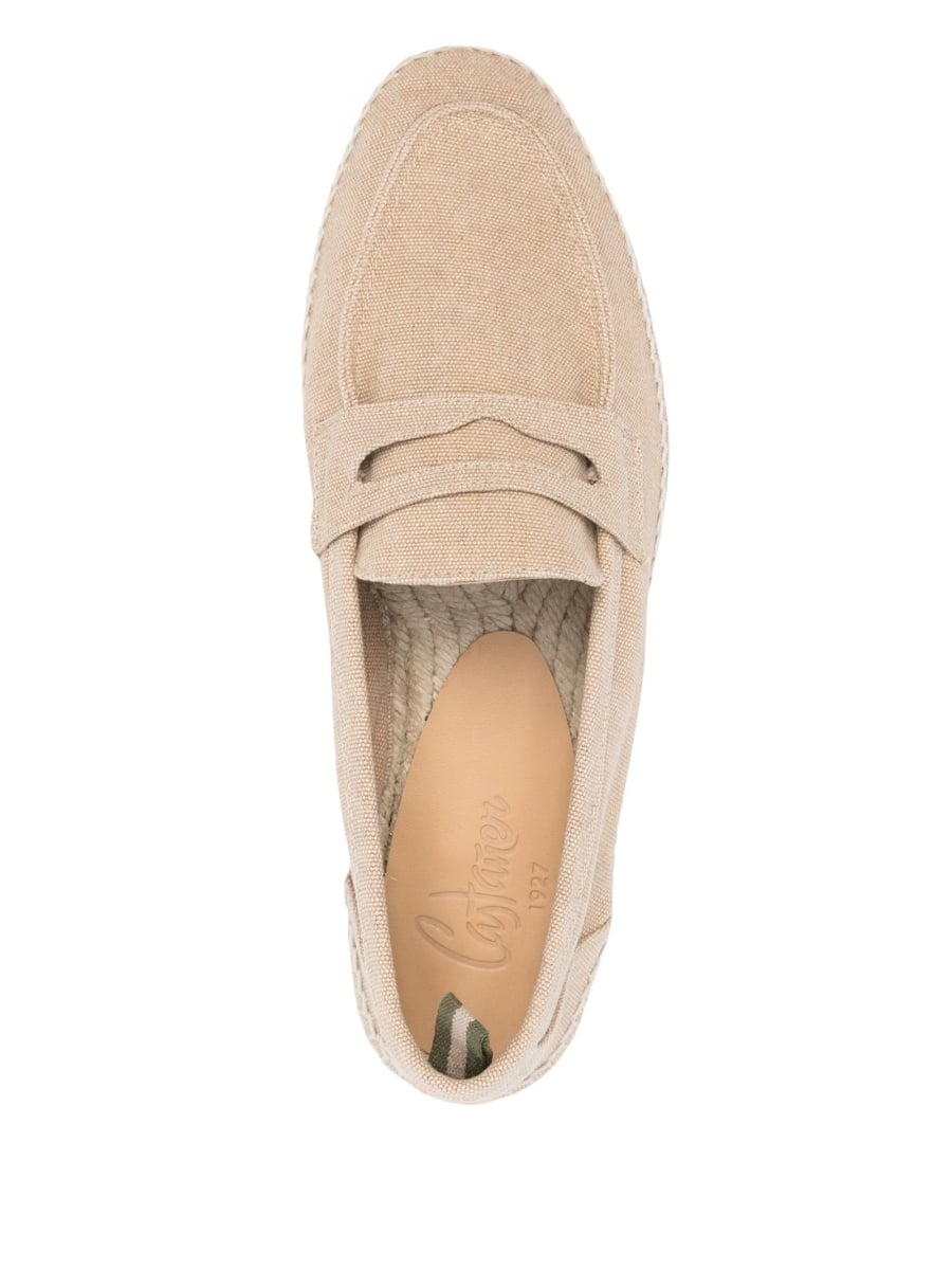 Espadrile CASTAÑER neutre din material textil - Img 4
