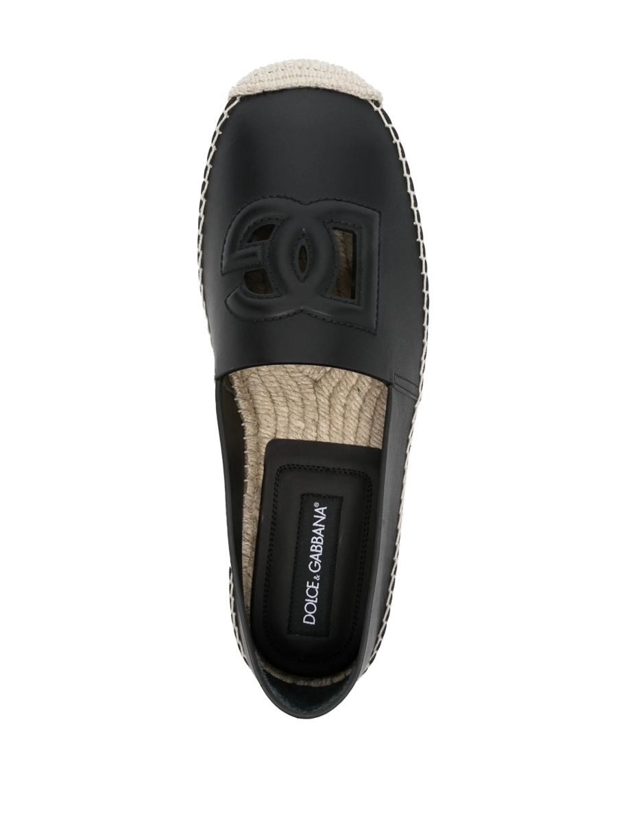 Espadrile Dolce &amp; Gabbana negre din piele - Img 4