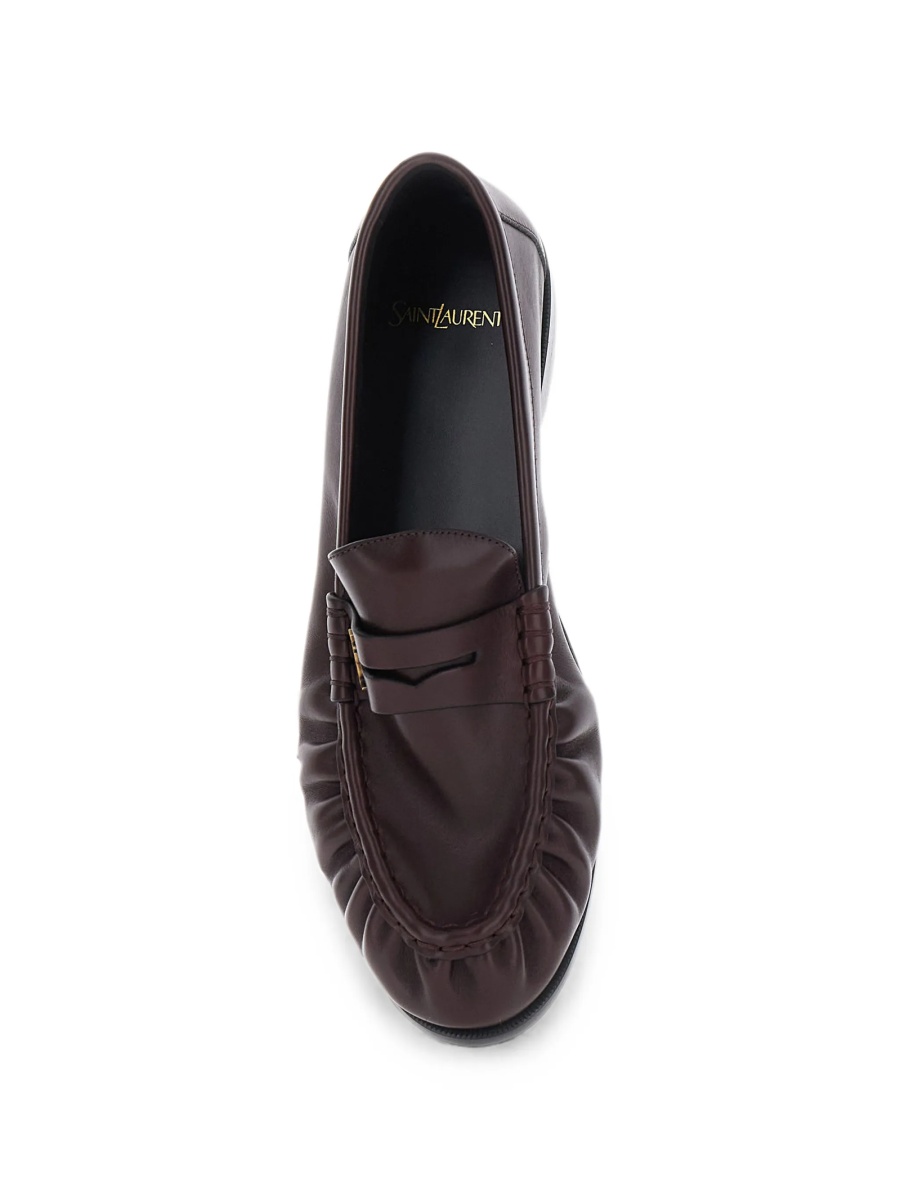 Espadrile Saint Laurent maro din piele - Img 3