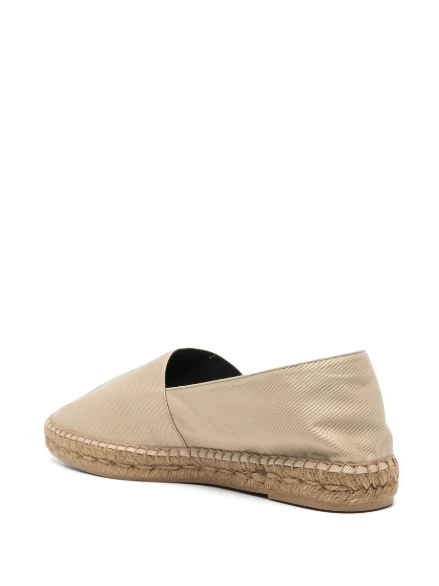 Espadrile Saint Laurent neutre din material textil - Img 3