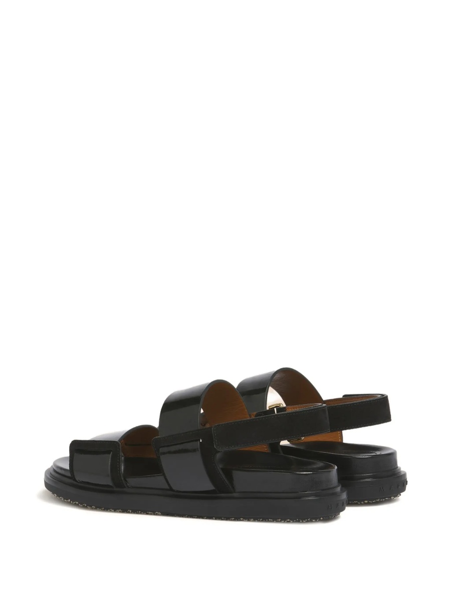 "Fussbett" leather sandals - Img 3