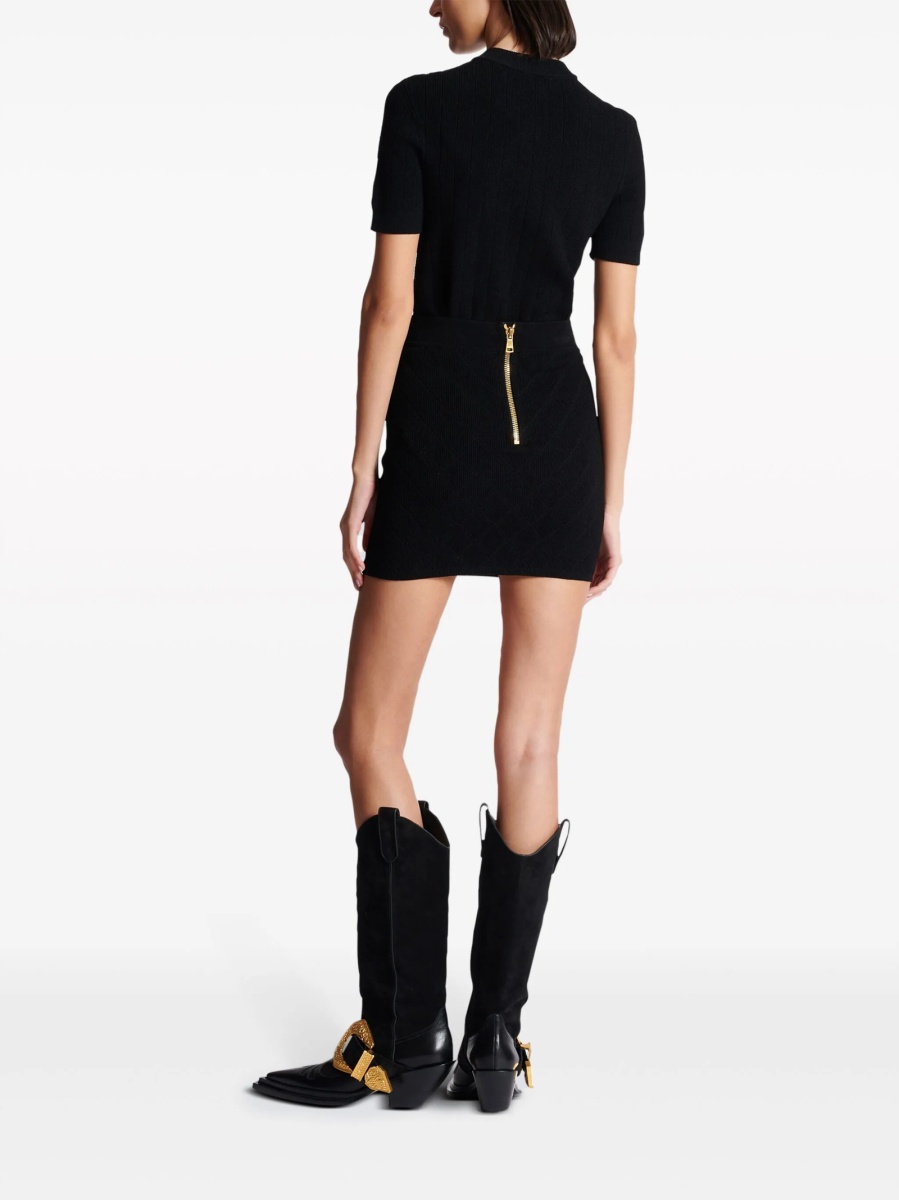 Fusta Balmain neagra - Img 4