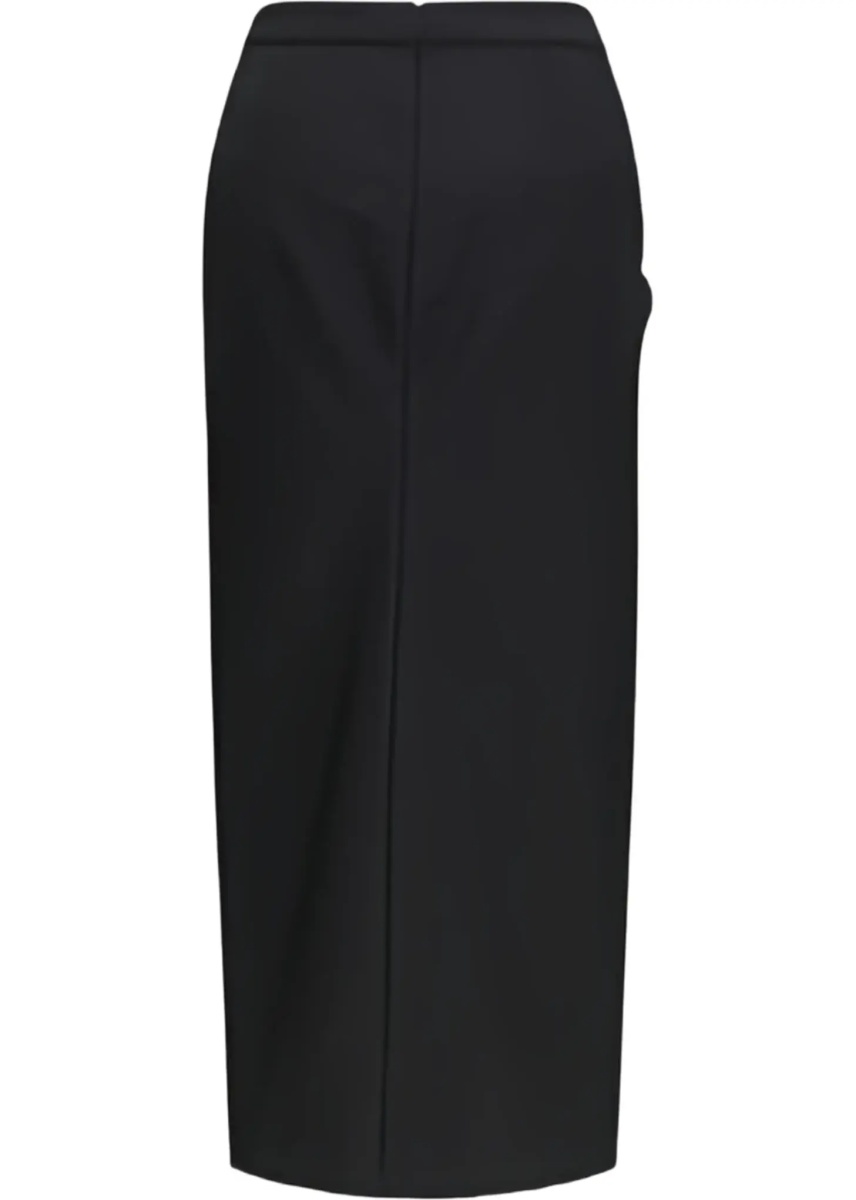 Fusta Draped midi Skirt in double-faced wool and mohair - Img 4