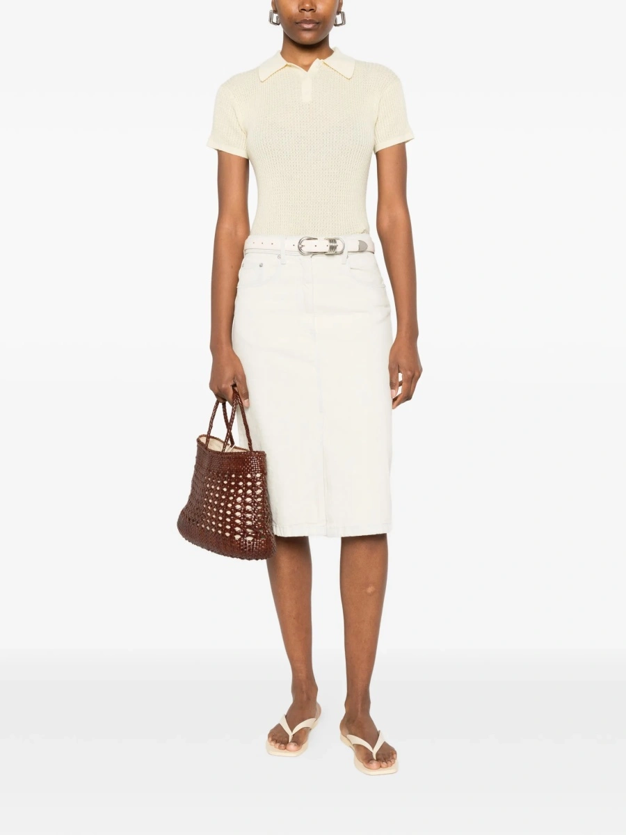 Fusta drepte A.P.C. neutra - Img 2