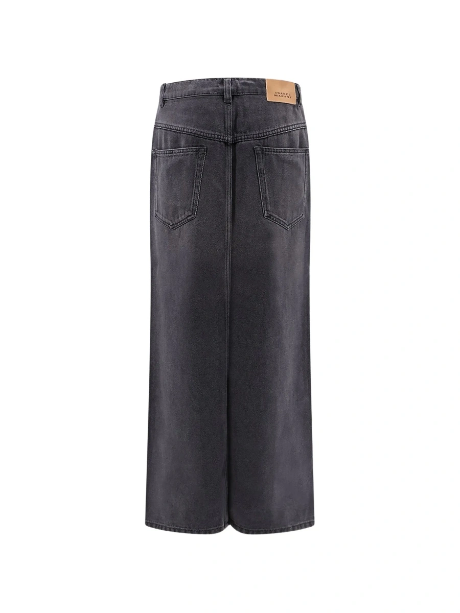 Fusta drepte Isabel Marant gri - Img 2