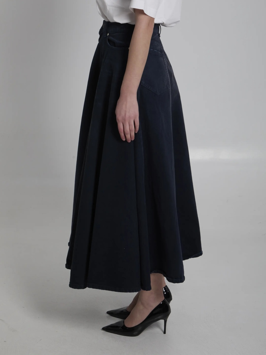 Fusta Godet Maxi Skirt - Img 3