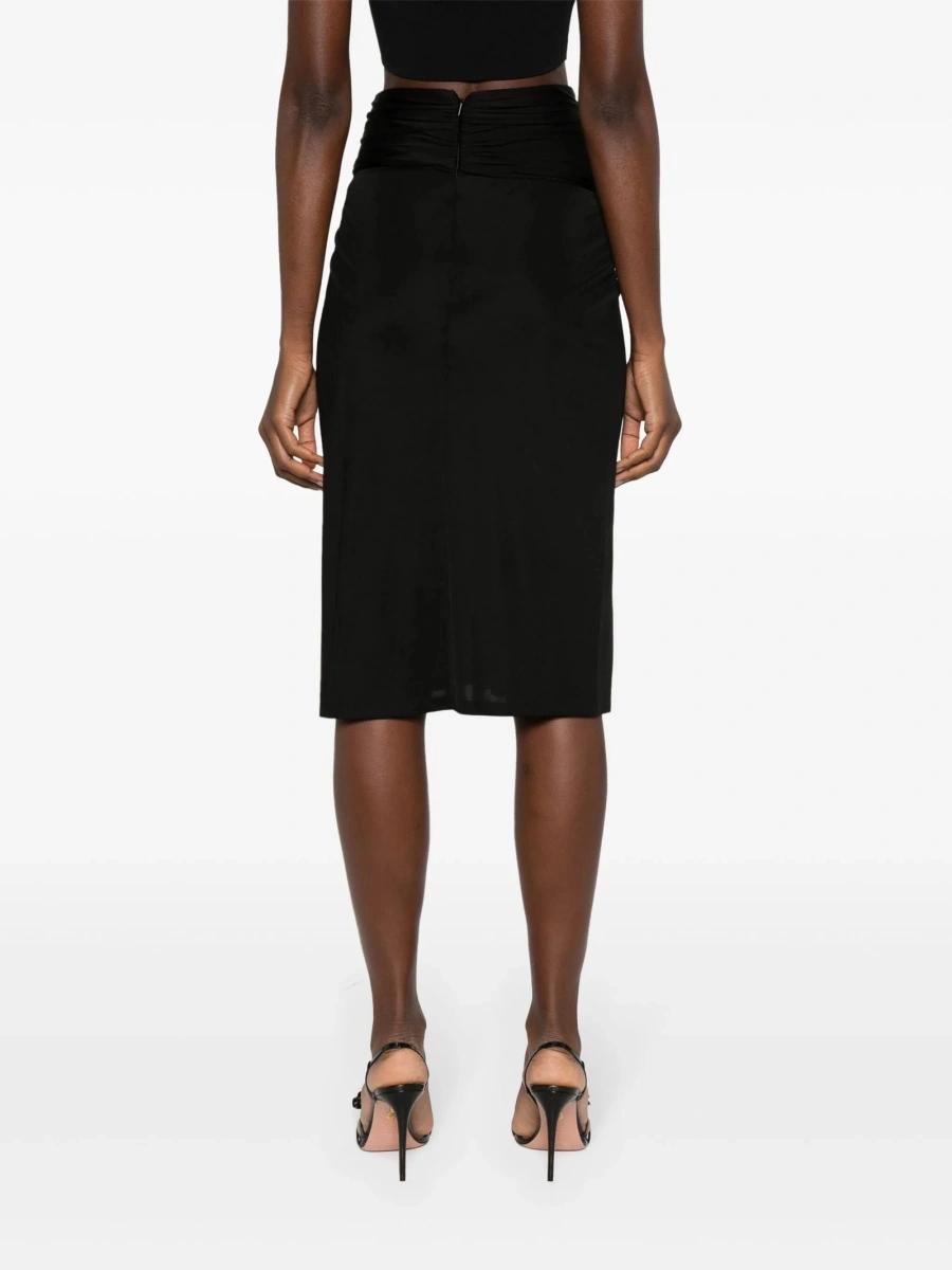 Fusta Saint Laurent neagra - Img 4