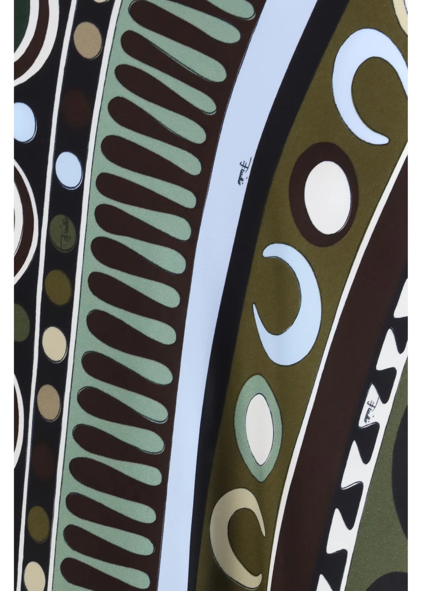 Fusta Satin Skirt with Solei Print - Img 3
