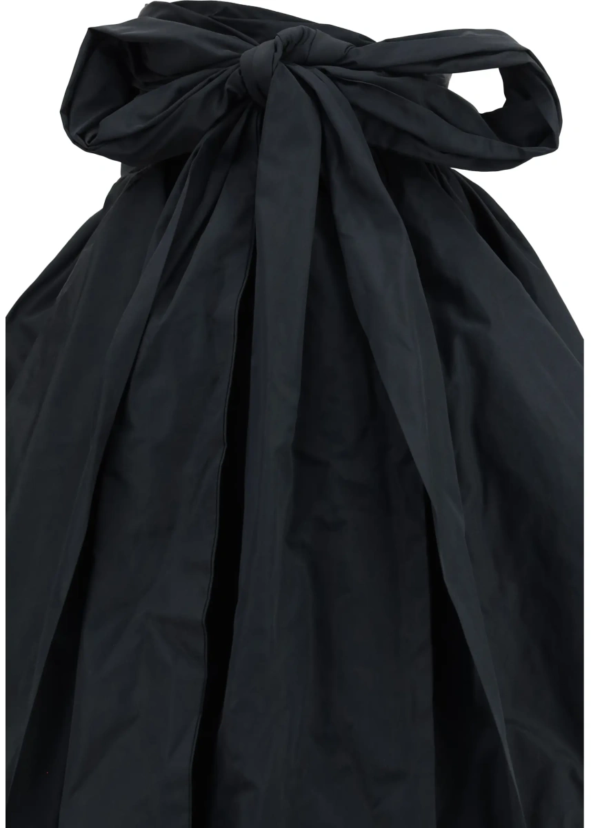 Fusta Taffeta Skirt with Side Bow - Img 3