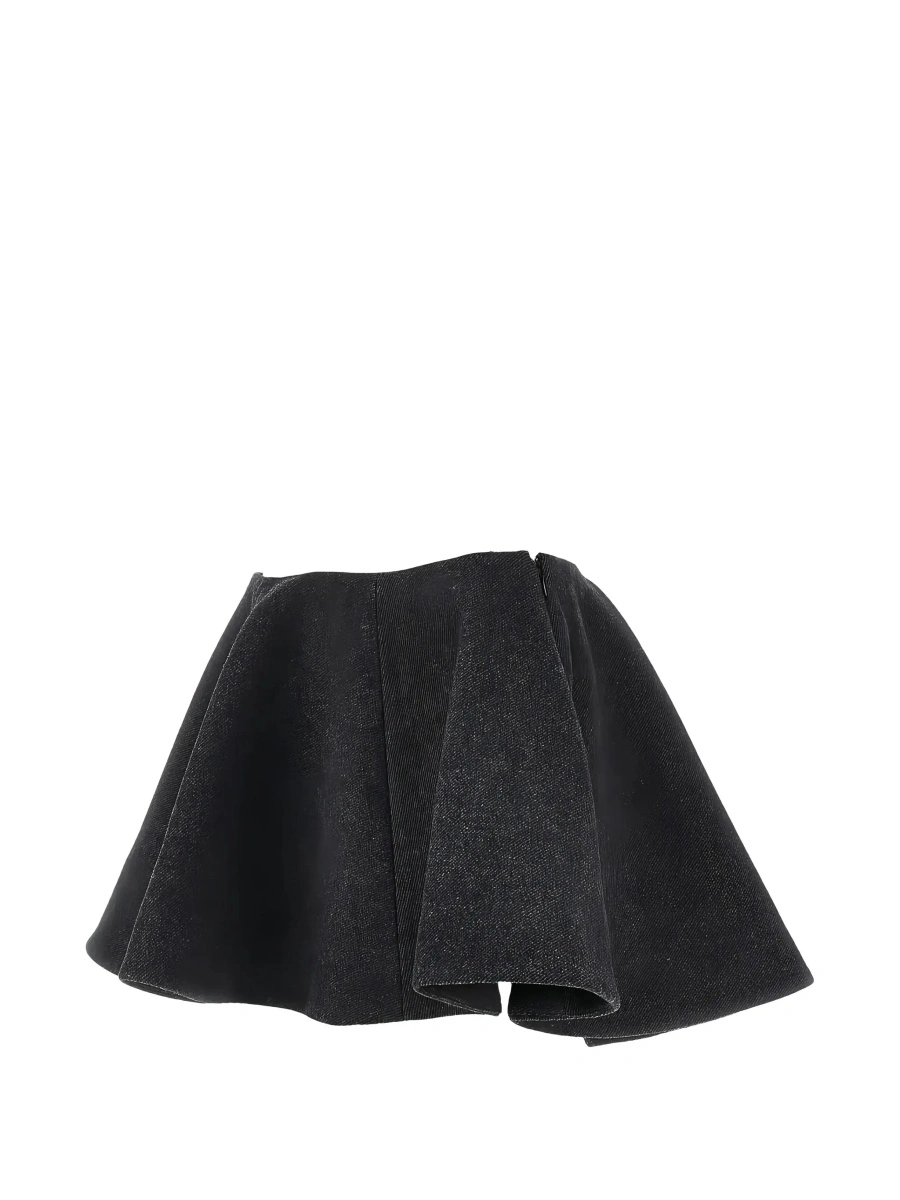 Fuste Flared wool miniskirt - Img 5