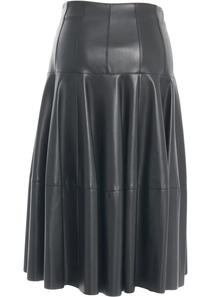 Fuste Midi skirt in leather look - Img 4