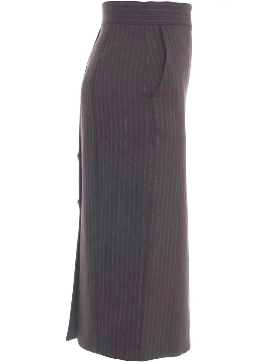 Fuste Pinstripes pencil skirt - Img 4