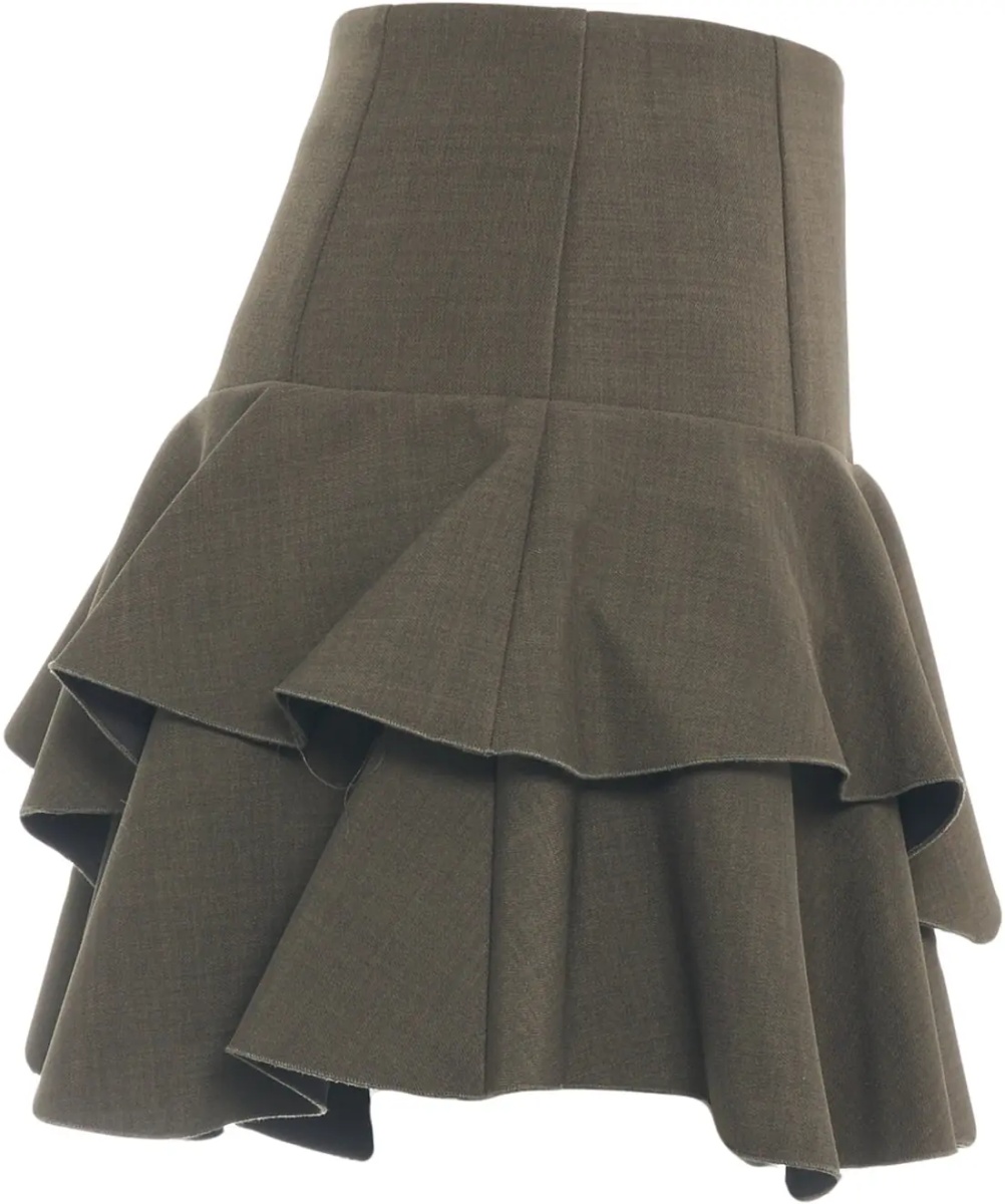 Fuste Ruffle mini skirt - Img 3