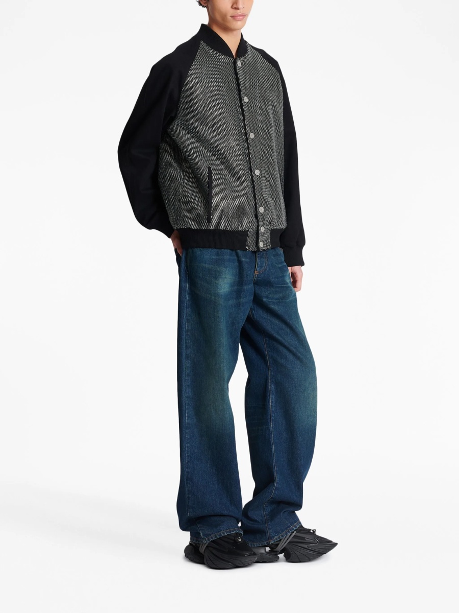 Geaca bomber Balmain neagra - Img 3