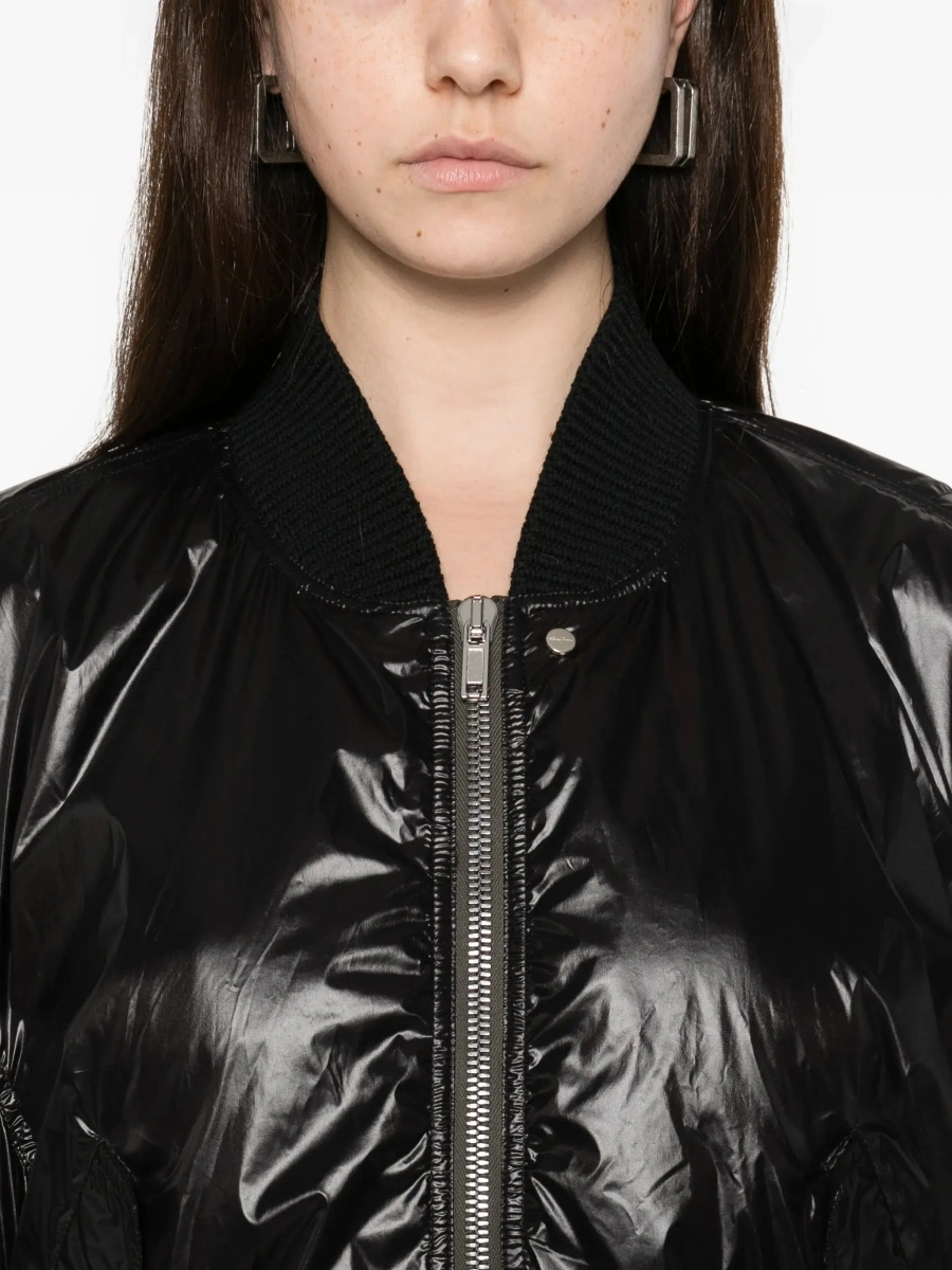 Geaca bomber Rick Owens neagra 'Secchia Flight' - Img 7