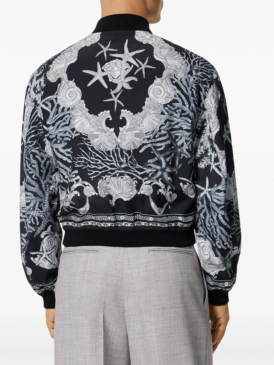 Geaca bomber Versace neagra - Img 4
