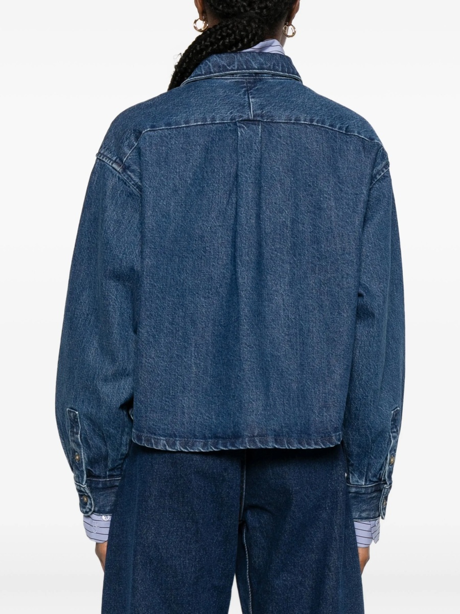 Geaca de blugi A.P.C. albastra - Img 4