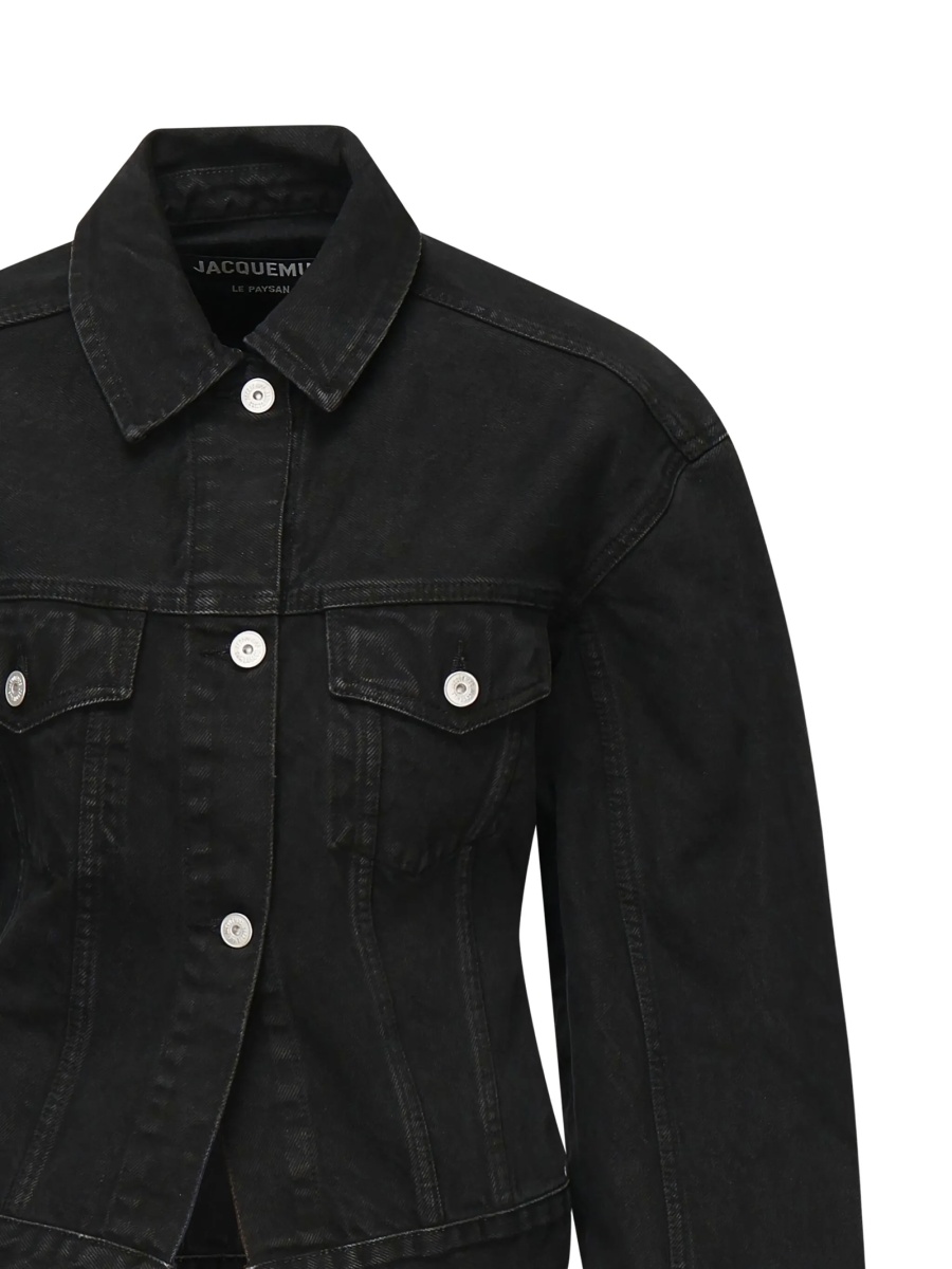 Geaca de blugi JACQUEMUS neagra - Img 3