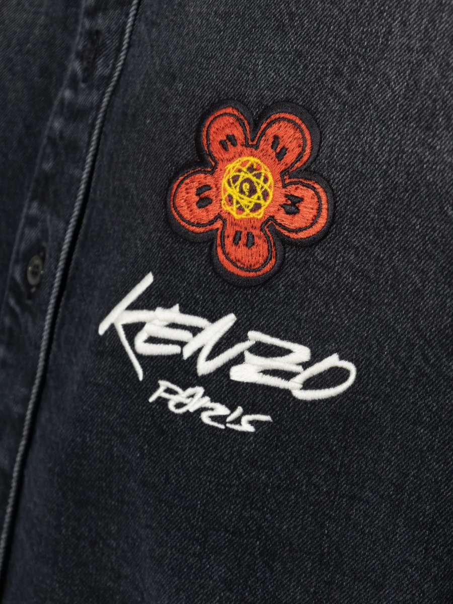 Geaca de blugi Kenzo neagra - Img 5