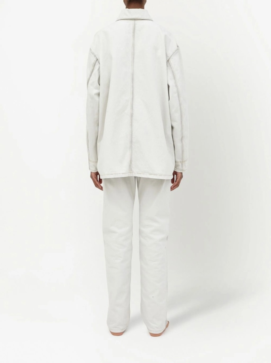 Geaca de blugi Maison Margiela alba - Img 4