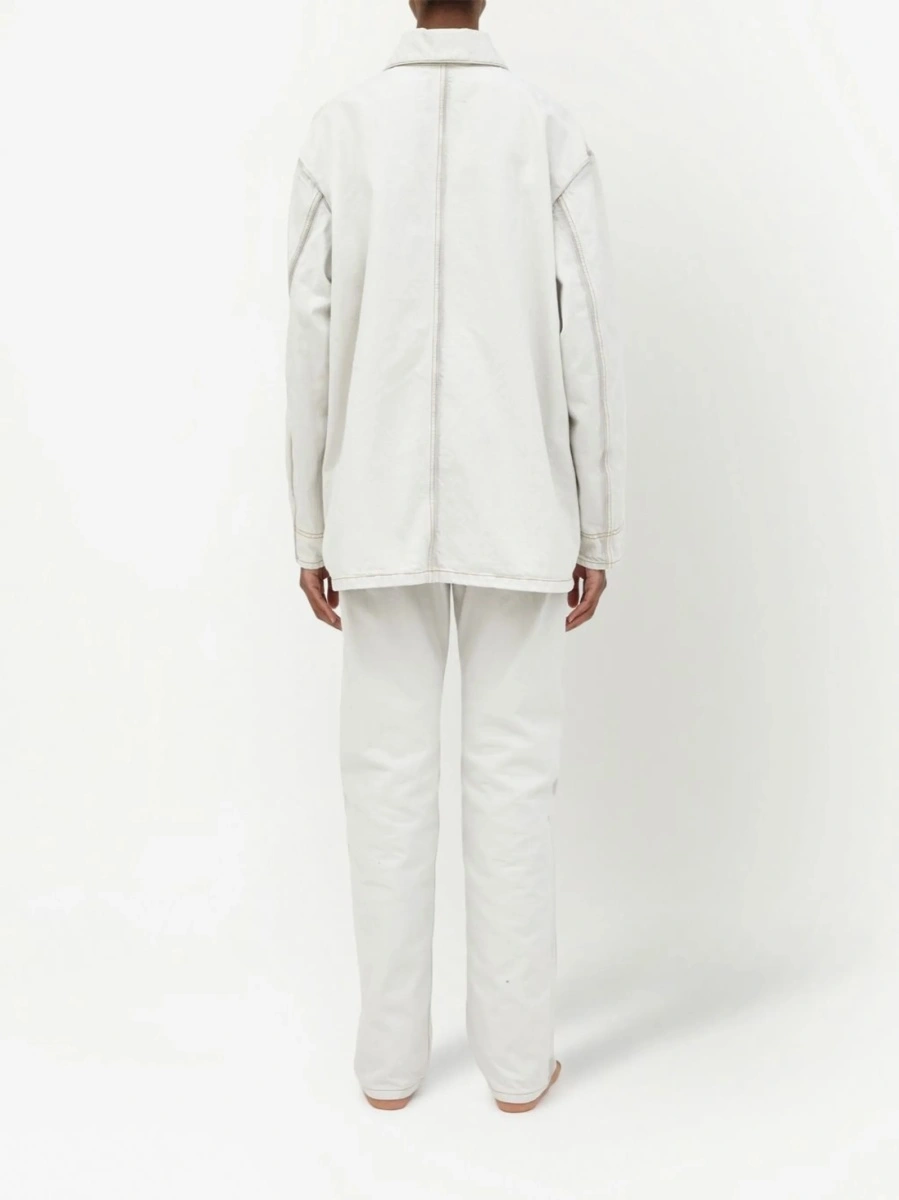 Geaca de blugi Maison Margiela alba - Img 4