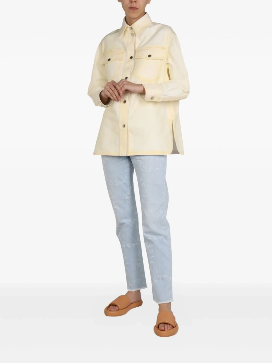 Geaca de blugi Stella McCartney galbena - Img 2