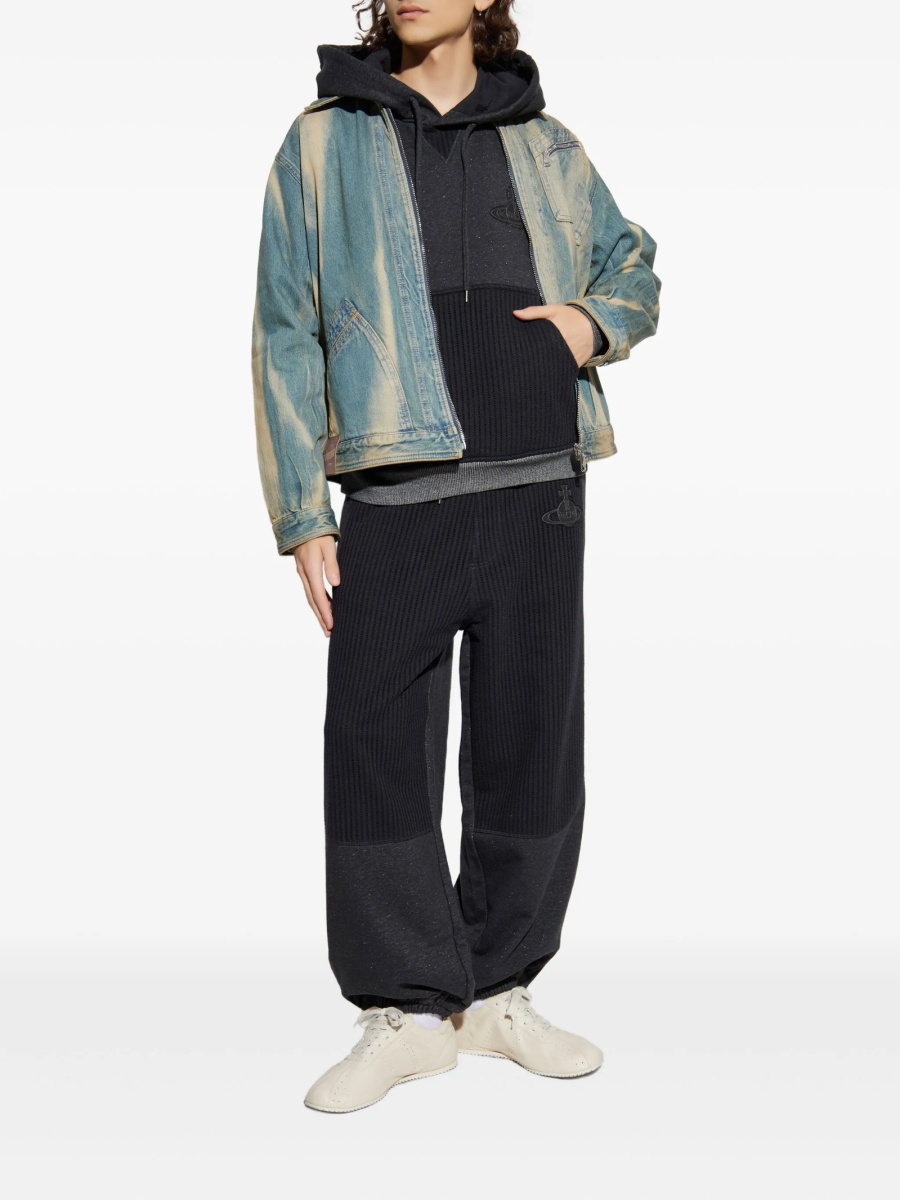 Geaca de blugi Vivienne Westwood albastra din bumbac organic - Img 2