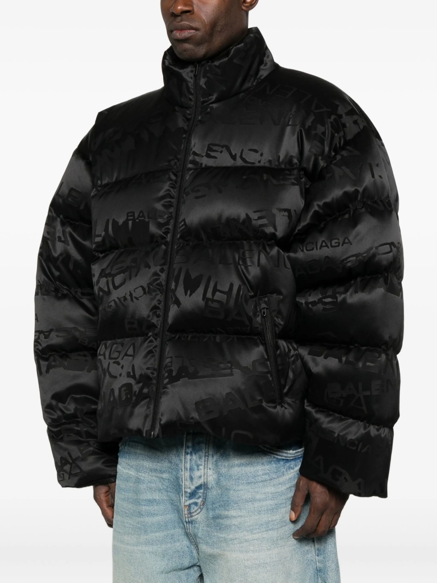 Geaca de iarna Balenciaga neagra - Img 3