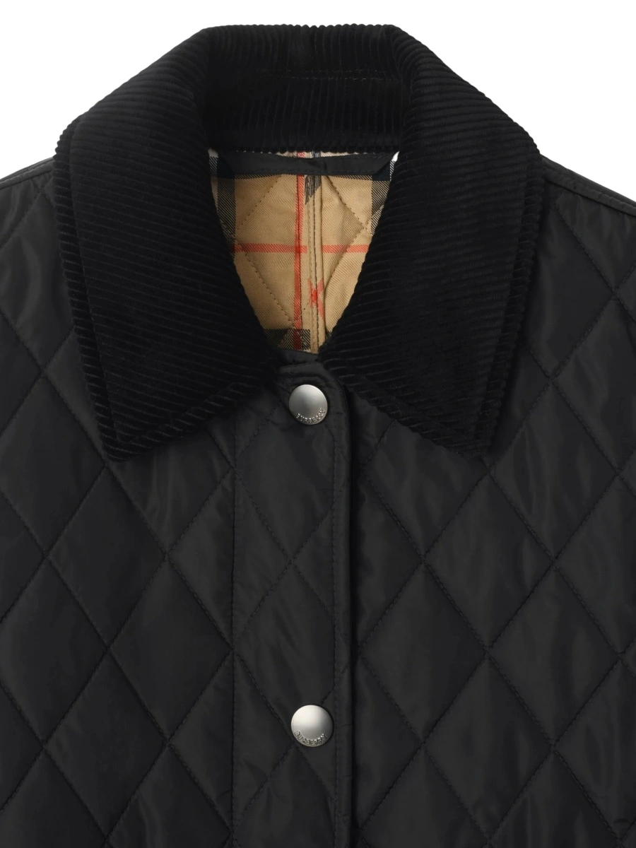 Geaca de iarna Burberry neagra din poliamida - Img 4