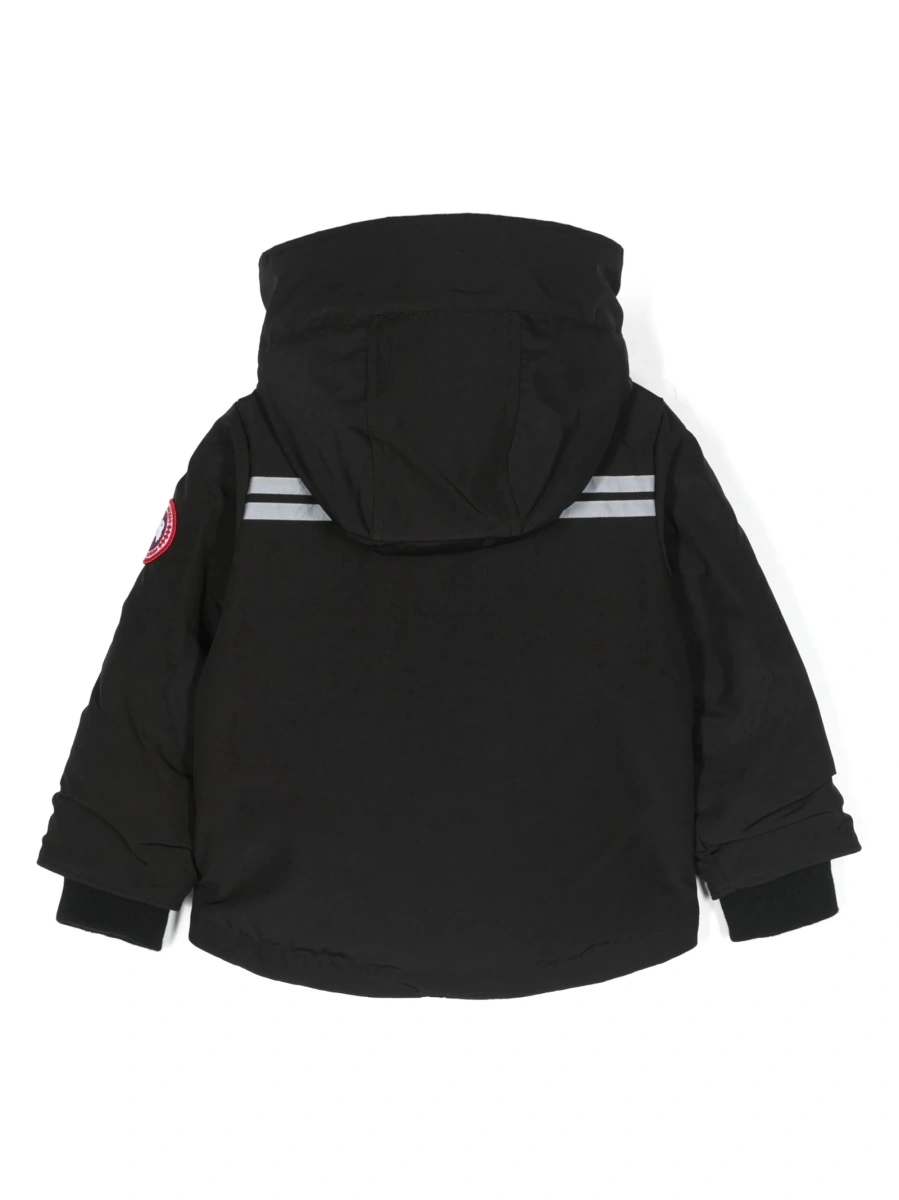 Geaca de iarna CANADA GOOSE neagra din polyester si bumbac - Img 2