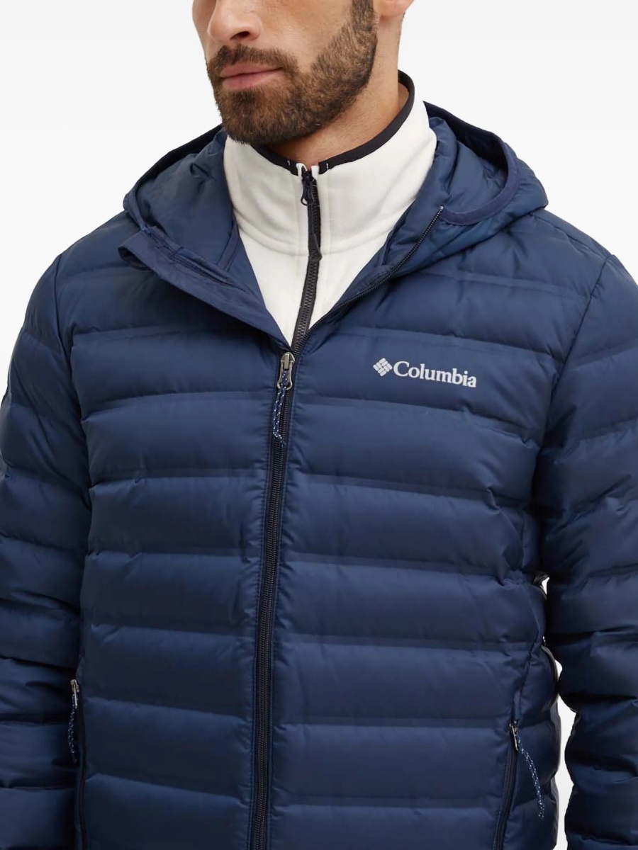 Geaca de iarna Columbia albastra din polyester - Img 5
