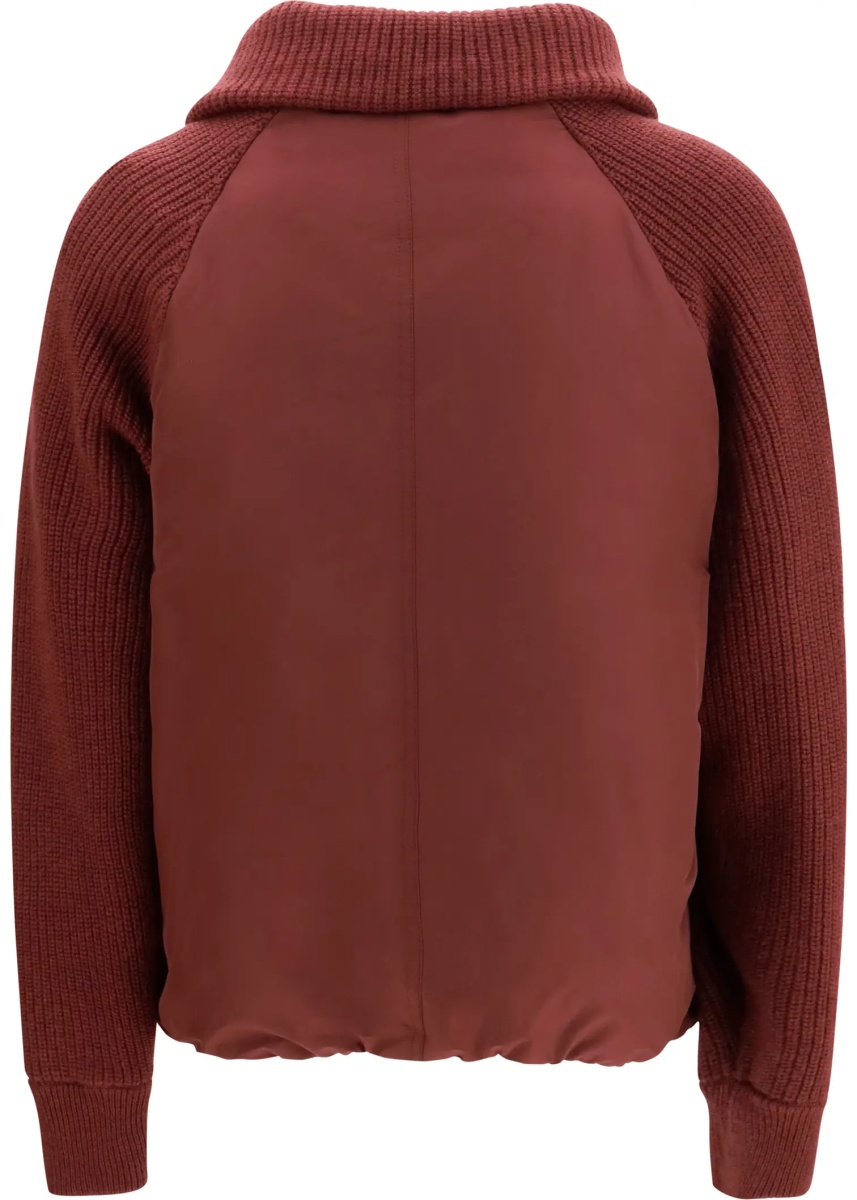 Geaca de Iarna Down Jacket with wool sleeves - Img 2