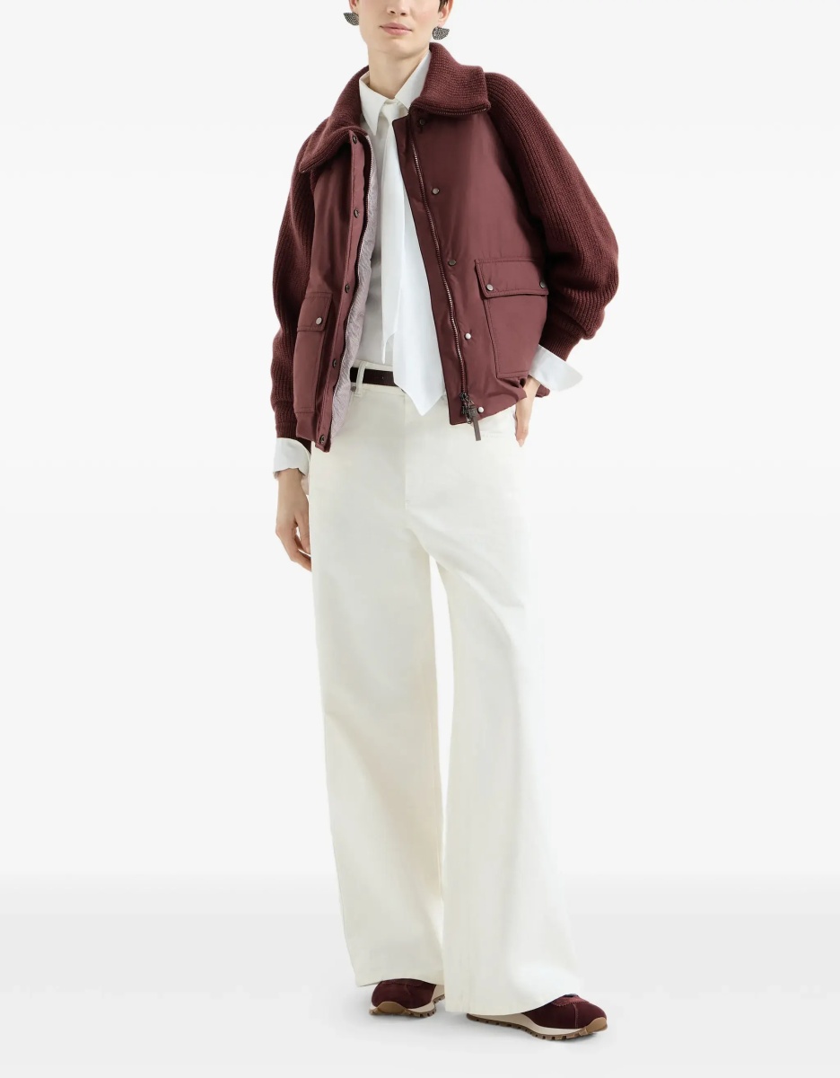 Geaca de Iarna Down Jacket with wool sleeves - Img 5