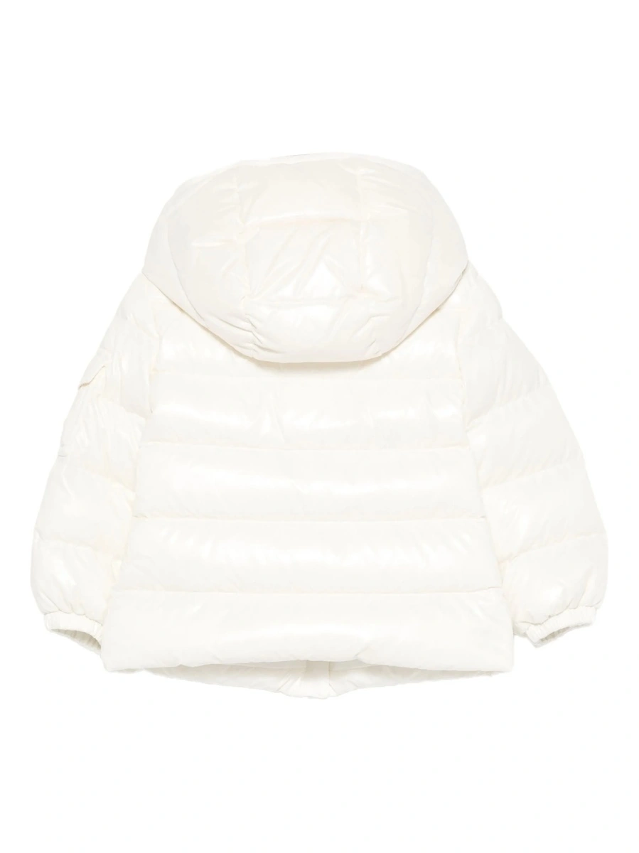 Geaca de iarna Moncler alba din poliamida - Img 2