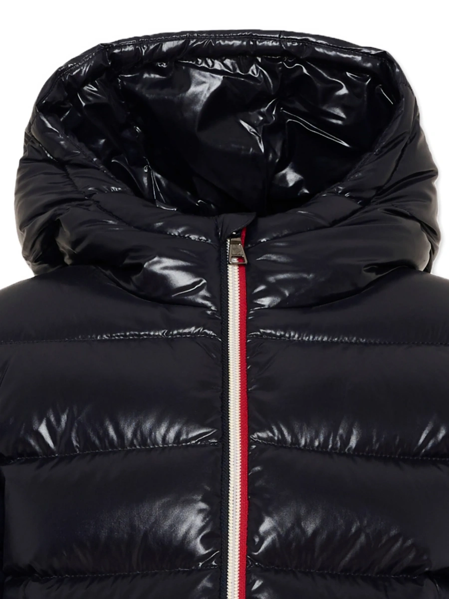 Geaca de iarna Moncler albastra din poliamida - Img 4