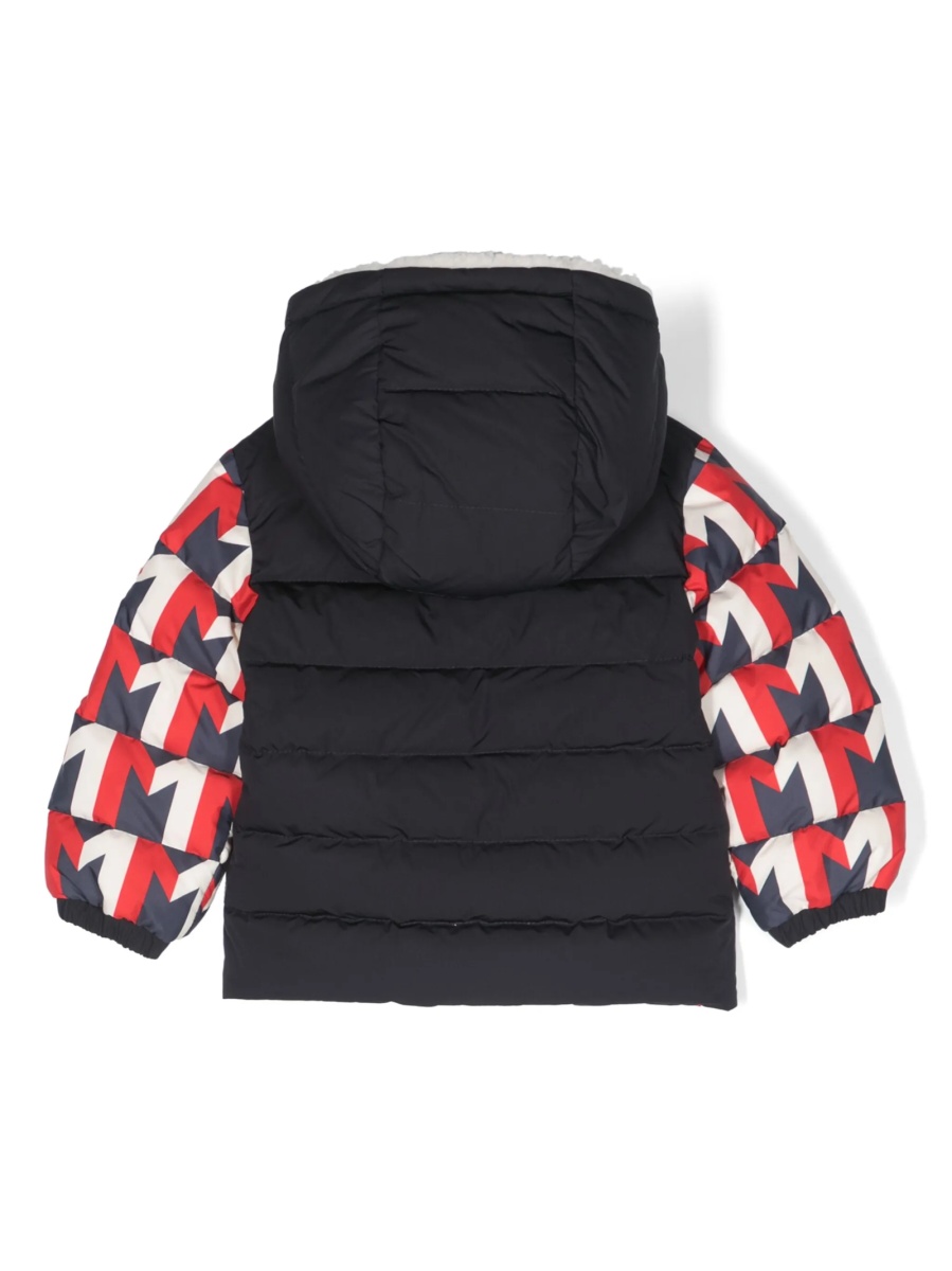 Geaca de iarna Moncler albastra din polyester - Img 2