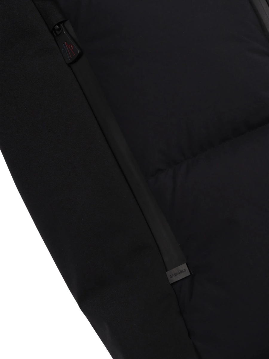 Geaca de iarna Moncler Grenoble neagra din poliamida si nylon - Img 3